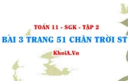 Bài 3 trang 51 Toán 11 Tập 2 Chân trời sáng tạo